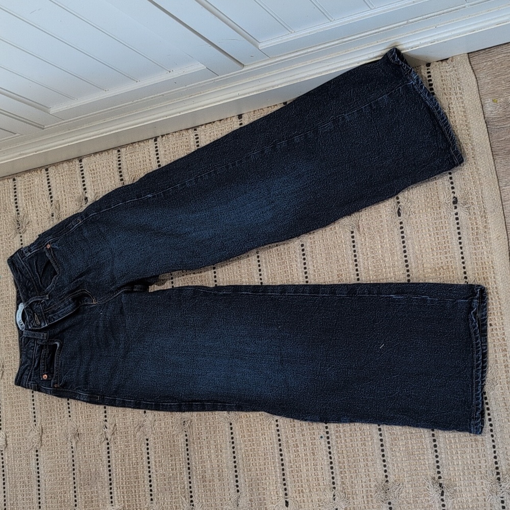 Zara Blue Straight Leg Jeans